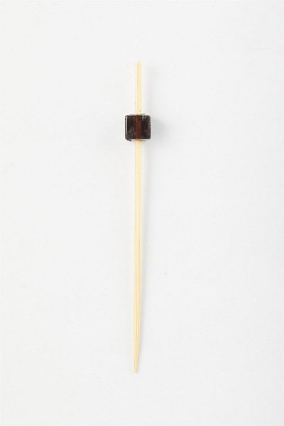yuandong Bamboo Black Cube 9cm Toothpicks (50 Pcs), Presentation Toothpicks