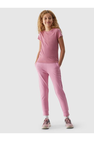 4F TRICOU F0816 pentru fete, tricou roz
