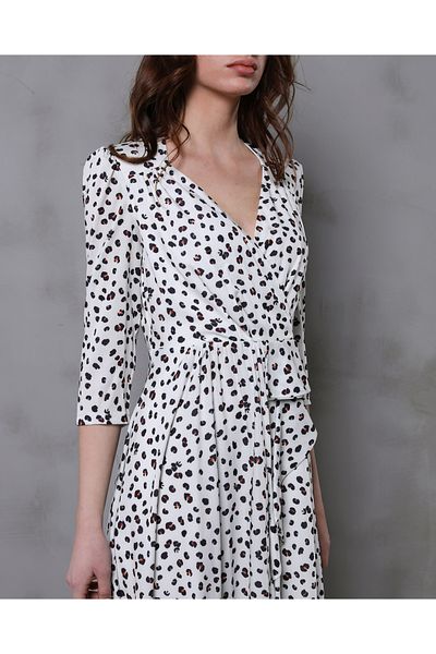 GAJA Rochie de damă cu rever cu volan GJ19S3958