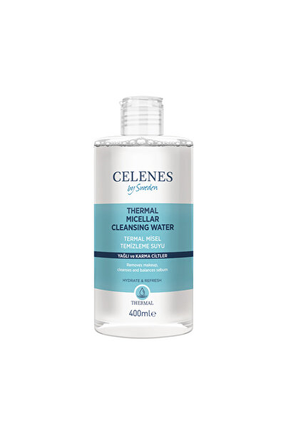 celenes by sweden ماء تنظيف ميسيلار الحراري للبشرة الدهنية/المختلطة 400 مل