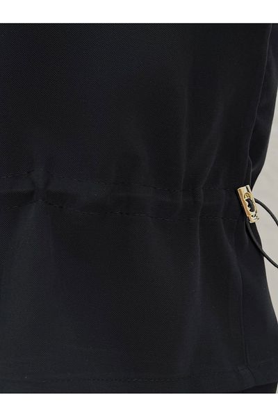 Ebrar Store Zenenya Double Pocket Covered Skirt Suit-El1928 Black