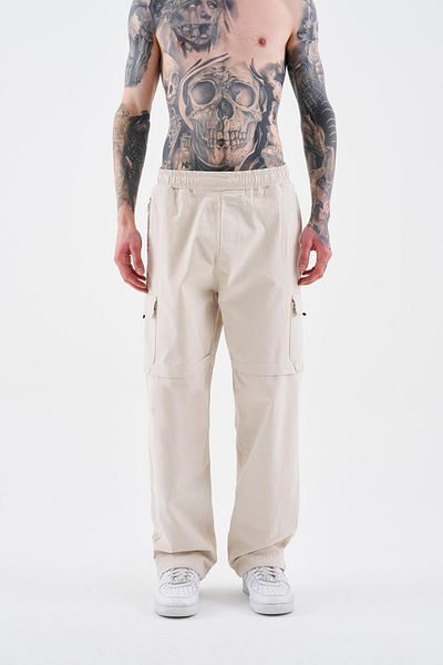 Machinist Men's Denim Cargo Pants Stone