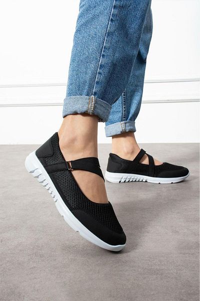 Oksit Ginevra Daily Women's Ballerinas Easy to Wear Breathable Lightweight Comfortable Flexible Sports Shoes