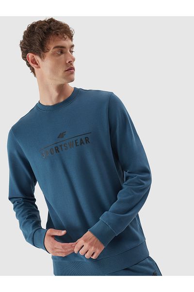 4F Hanorac bărbătesc bleumarin M692 SWEATSHIRT