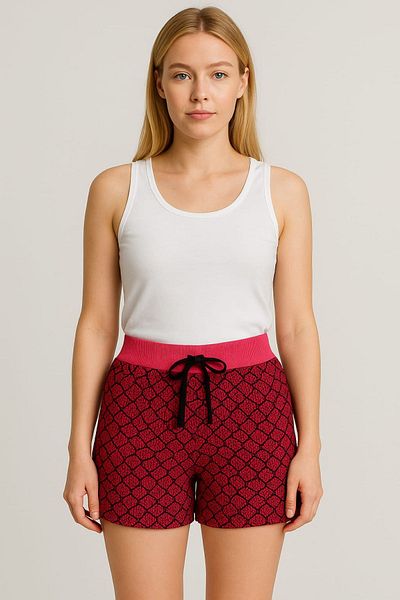 enmodaiçgiyim Patterned Women's Shorts