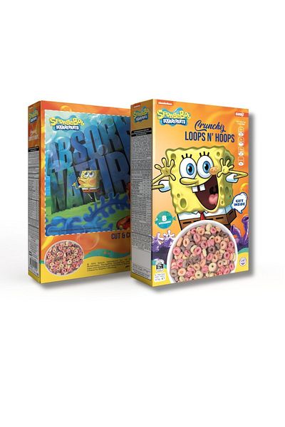KANDİZ SpongeBob Crunchiz Loops N' Hoops 375g