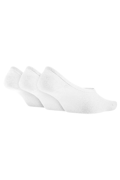 Nike Șosete unisex 3PPK pentru femei, ușor de purtat, albe