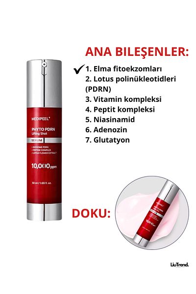 Medipeel Phyto Exosome Pdrn Lifting Serum 50 ml Pdrn and Peptide Lifting Serum with Microneedles
