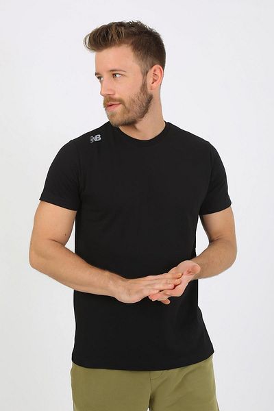 New Balance Nbtm2113-bk Cotton Men's T-Shirt