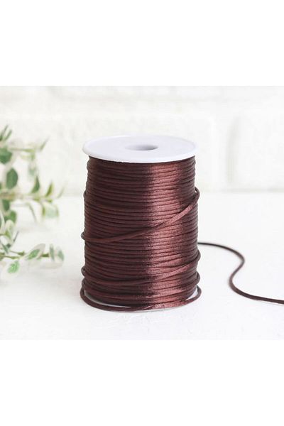 OZN AKSESUAR Floss Rope, Rat Tail, Bracelet Rope Necklace Rope, Wedding Dress Rope Engagement Rope, Kaftan Rope (2mm 10Mt)