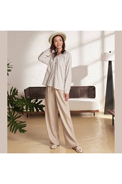 Giordano Women's High waist Wide leg Pants