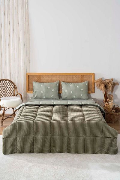 Riva Σετ ύπνου Green Daisy Single Tresa