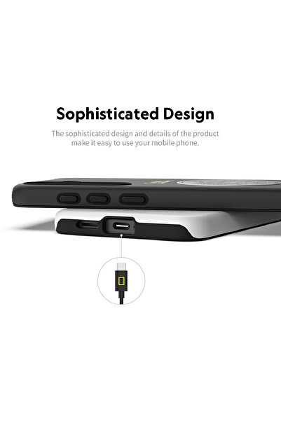 NATIONAL GEOGRAPHIC Metal Deco Hard Shell Case Galaxy S25 Ultra - Black