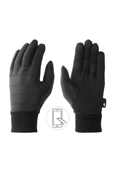 4F GLOVES U041 unisex gloves black