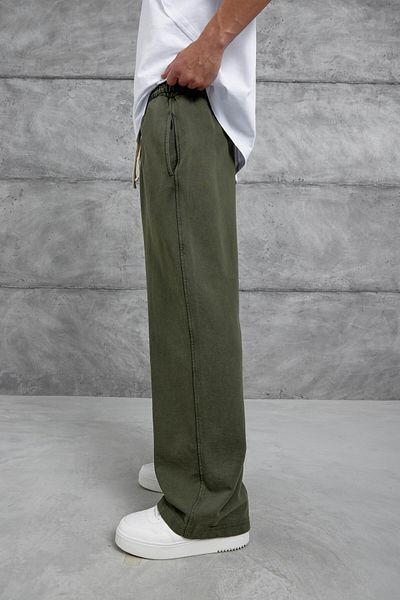 NOMARC Khaki Washed Basic Baggy Tracksuit