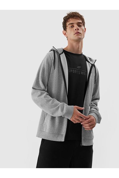 4F Hanorac M695 SWEATSHIRT bărbătesc gri