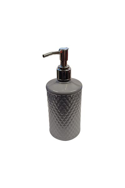 flores Liquid soap dispenser, plastic, Y095, gray, 200 ml