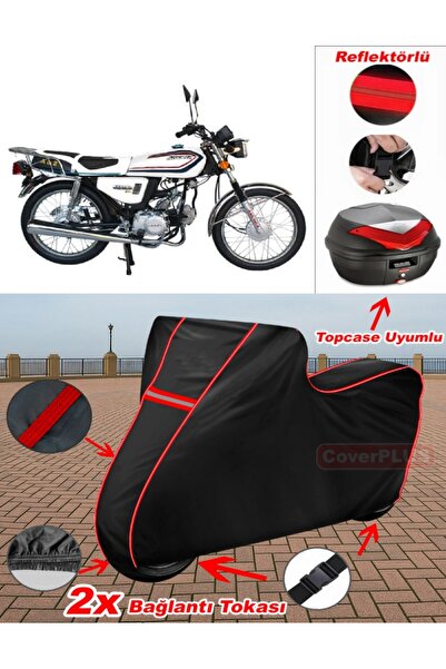 CoverPlus Arora AR 50-30 قماش القنب الأسود Topcase الخلفي المتوافق مع القماش ...