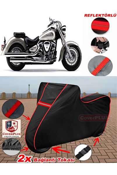 CoverPlus For Yamaha Wild Star Xv 1600 Tarpaulin Black Motorcycle Tarpaulin E...