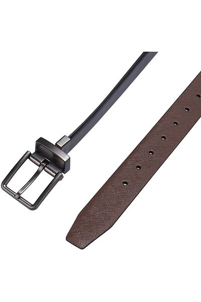 Calvin Klein Men's Belt 11Ck 010002 -Blk-Brn