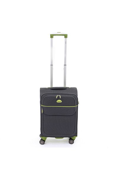 Lamonza Superlight trolley 55x37x22 cm, 2.1 kg, gray / green
