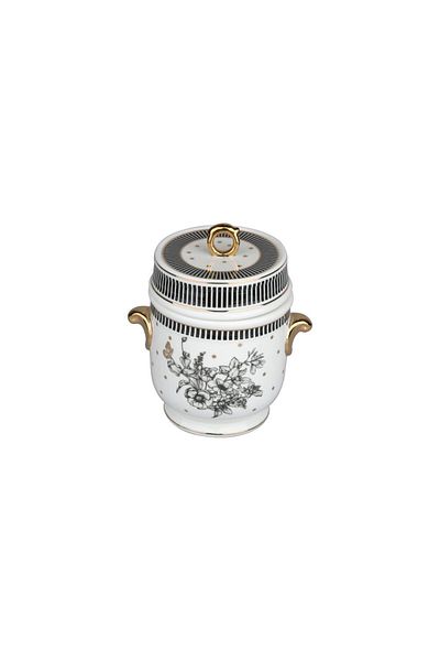 Lucky Art Maggey Bone Jar with Handle 16cm