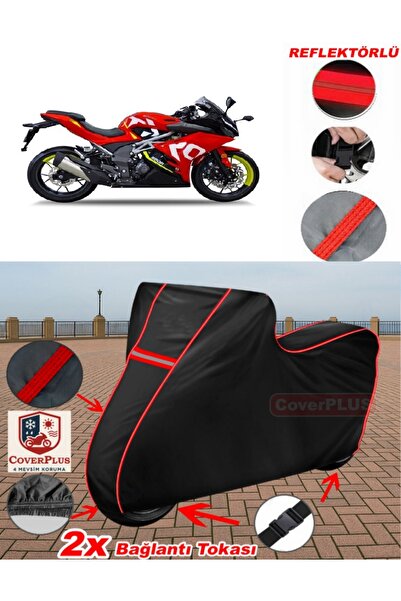 CoverPlus يوكي تارو 250R قماش القنب الأسود للدراجات النارية قماش القنب غطاء ا...