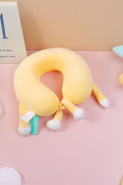 YOYOSO Cheese Memory Foam U Type Pillow Yellow
