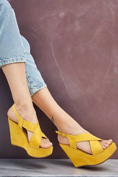 PayBuy Pantofi Eleganti de Dama Pantofi de vara cu toc pană Pantofi de seară cu design special