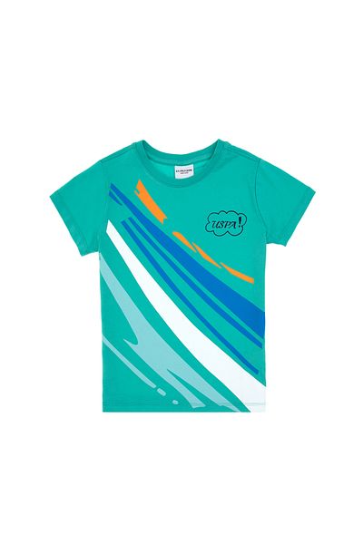 U.S. Polo Assn. Boy's Mint Crew Neck T-Shirt 50307143-Vr090