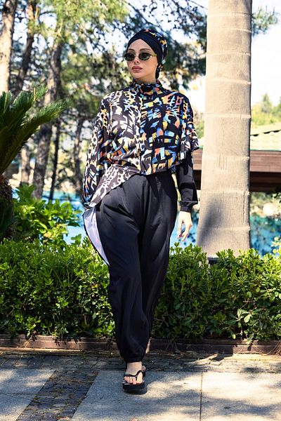 NS TASARIM MAYO Cape Model Symphony Design Hijab Jumpsuit Swimsuit