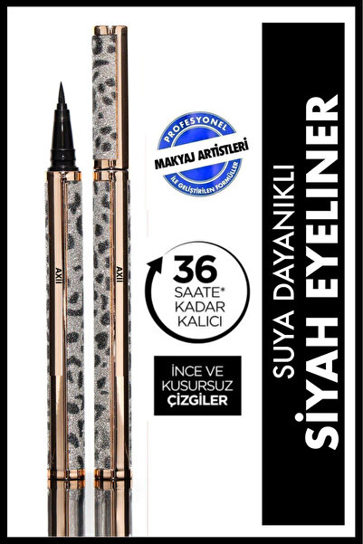Axii Kalem Eyeliner Ultra Ince Uçlu Eyeliner (SİYAH) - Ultra Thin Eyeliner
