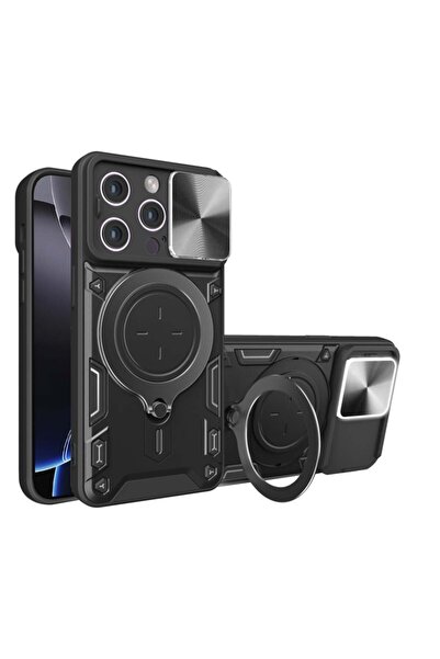 SKYDDAR INNOVATION Husă pentru iPhone 16 Pro Max, CamGuard Pro, inel magnetic...