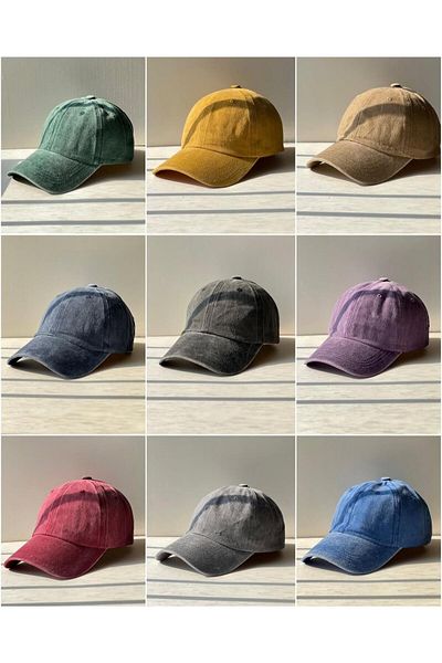 LAGRANZE Women's Casual Hat Distressed Detailed Washed Cotton Premium Vintage Hat