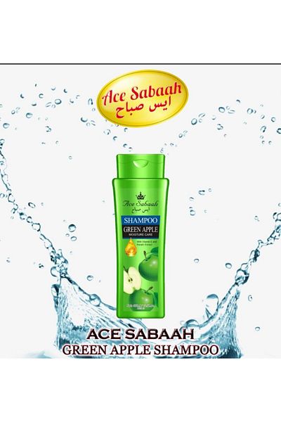 Ace Sabaah GREEN APPLE SHAMPOO 400ML X 2 PCS