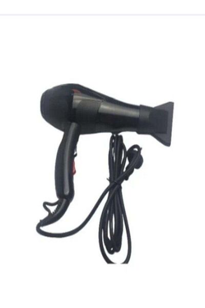 Denx مجفف شعر بسرعتين 2200 واط هواء بارد/ساخن أسود