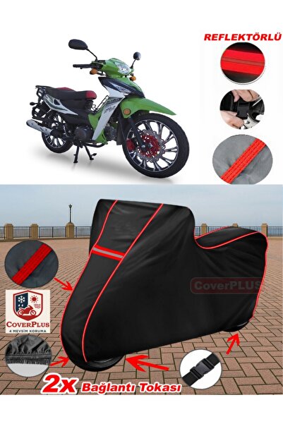 CoverPlus Motolux Africa King Tarpaulin Black Motorcycle Tarpaulin Engine Cov...