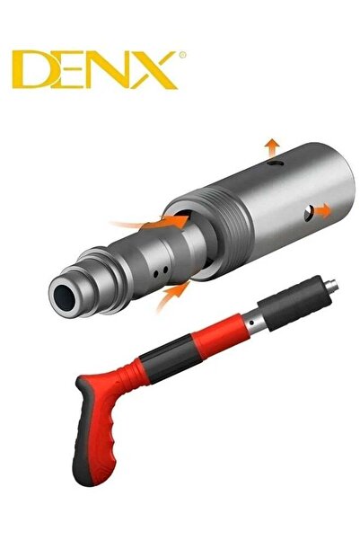 Denx Pneumatic nail drill for steel piercing and multi-color riveting, no nails