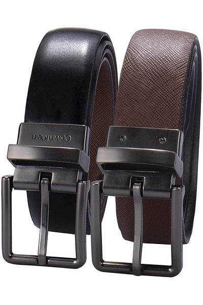 Calvin Klein Men's Belt 11Ck 010002 -Blk-Brn