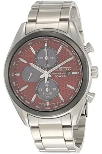 Seiko Men Analogue Japanese Quartz Watch With Stainless Steel Strap SSC771P1, Silver, Bracelet
