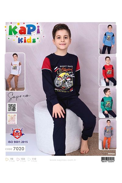 Pardon Long Sleeve Boy Pajama Set