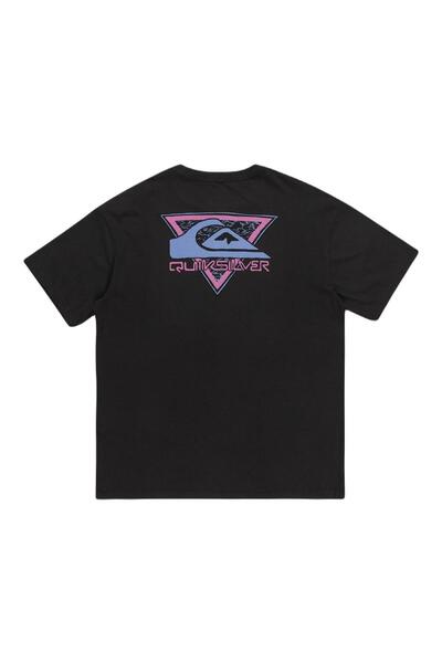 Quiksilver Eqyzt07654 Take Us Back Logo Ss Men's T-Shirt Anthracite