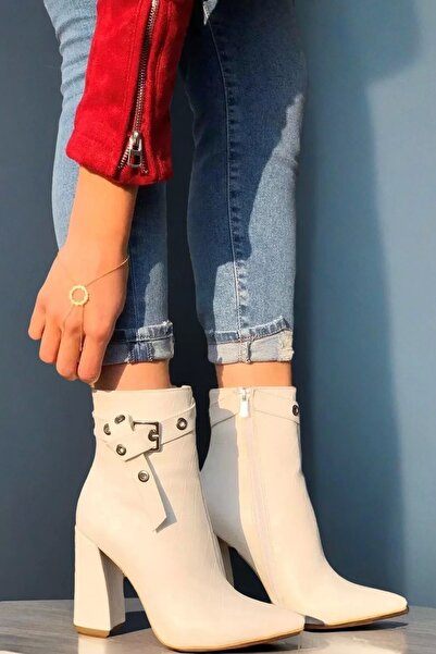 PayBuy Γυναικείες κοντές μπότες με τετράγωνο τακούνι με κροκόδειλο μοτίβο με ...