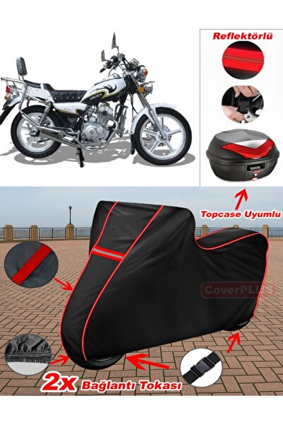 CoverPlus Arora AR 150-A قماش القنب الأسود Topcase الخلفي المتوافق مع القماش ...
