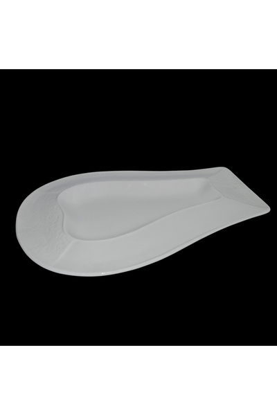 Generic ceramic fish-shaped serving plate