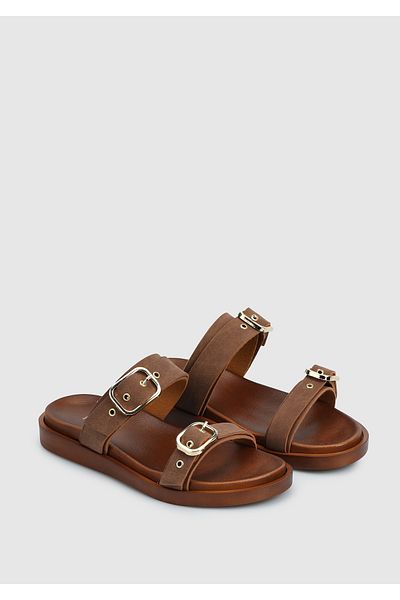 Provoq Tan Women's Slippers