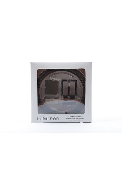 Calvin Klein Men's 4 In 1 Belt 11ck010009-black-brown