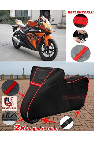 CoverPlus Kad?Rga Kdr-250 Tarpaulin Black Motorcycle Tarpaulin Motor Cover Te...