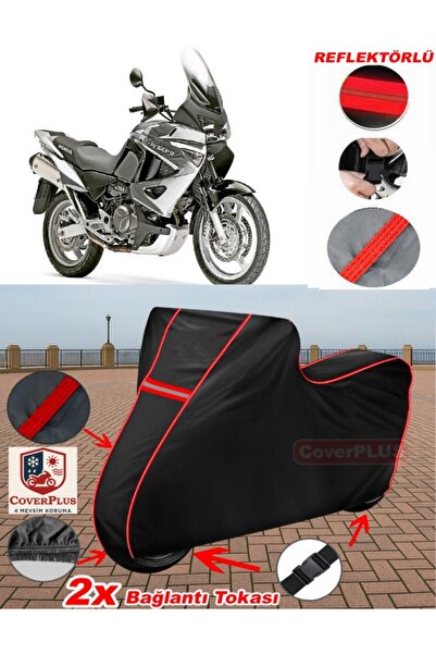 CoverPlus غطاء مشمع للدراجات النارية من هوندا XL 1000V Varadero من القماش الم...
