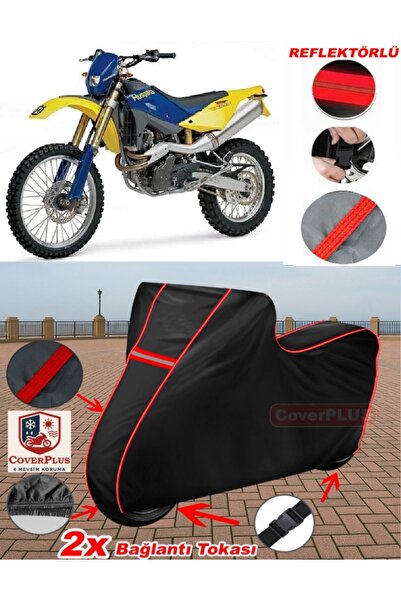 CoverPlus Husqvarna Te 610 Tarpaulin Black Motorcycle Tarpaulin Engine Cover ...